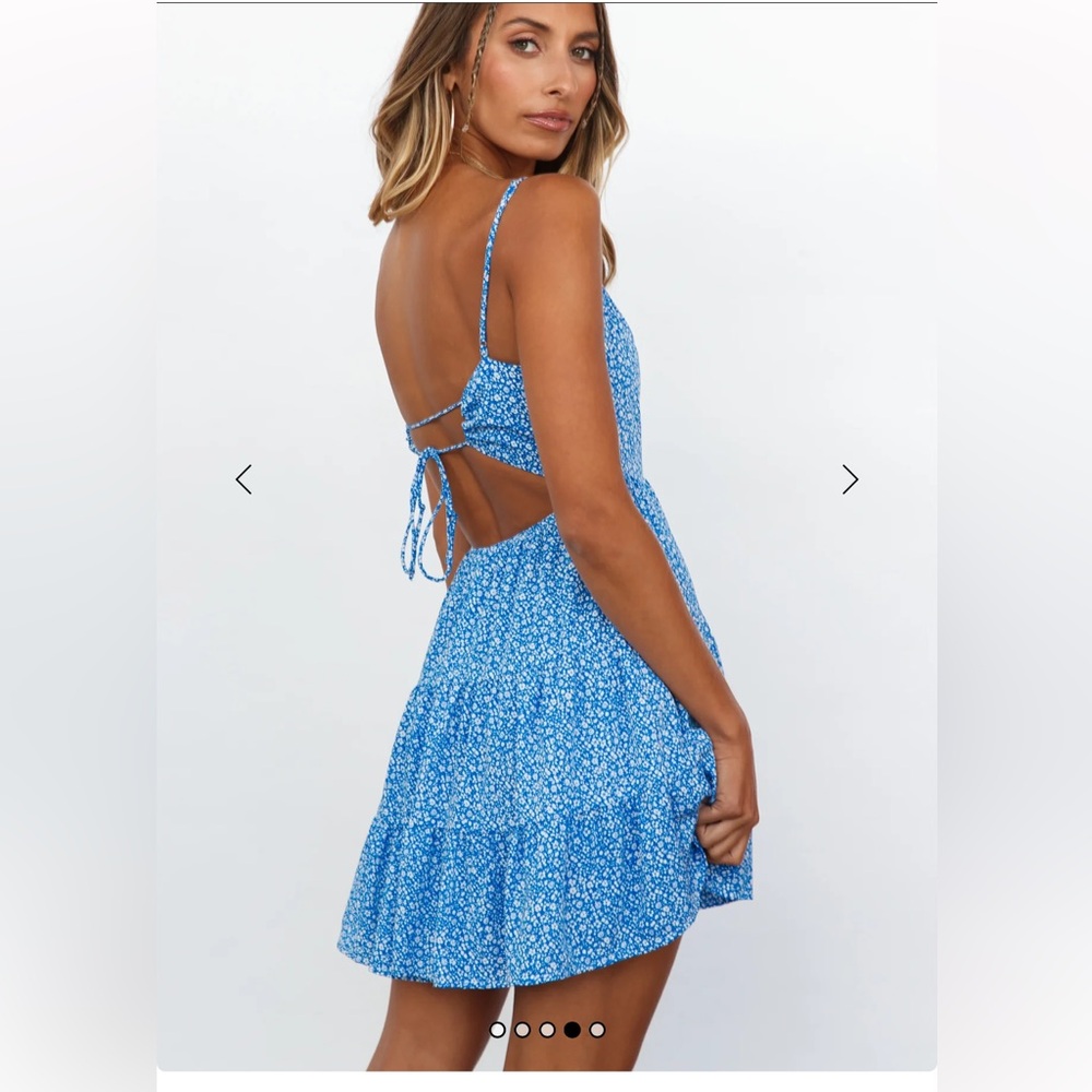 OCEAN LOVERS MINI DRESS BLUE